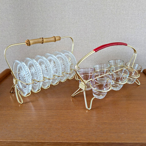 Glas untersetzer und - glas,