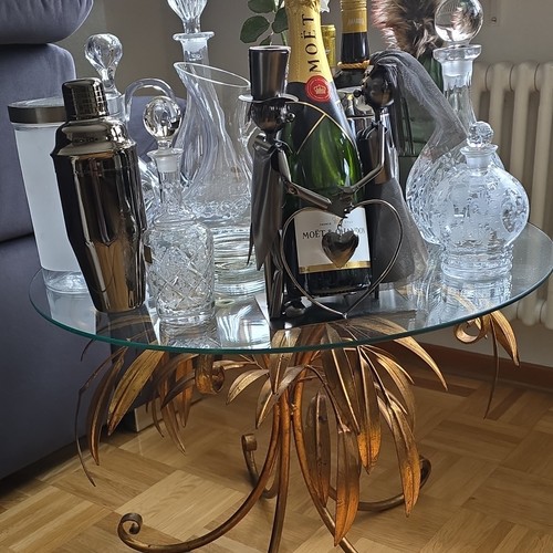 Vintage runder beistelltisch - vintage,