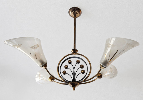 Schöne art deco lampe - art,