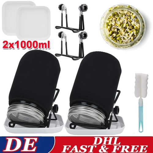 1000ml sprossenglas set - 2x,