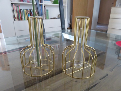 Blumenvase glasröhren vase - 2x,