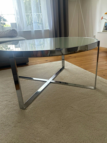Runder couchtisch glasplatte - runder,