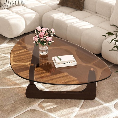 Dreieckiger couchtisch aus - couchtisch,