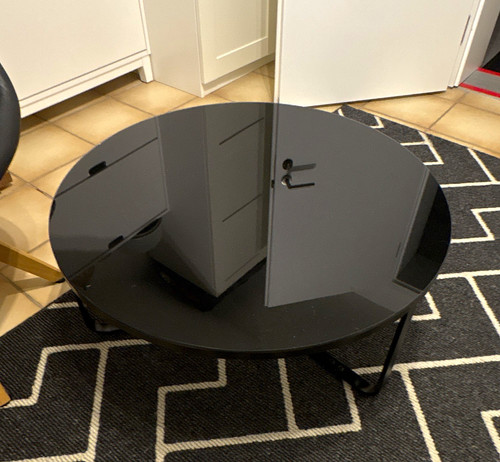 Runder couchtisch schwarz - runder,