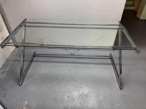 Schreibtisch mit glasplatte - mit, &