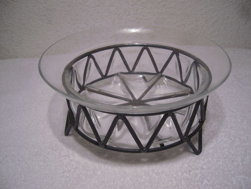 Vintage glasschale - glasschale, im