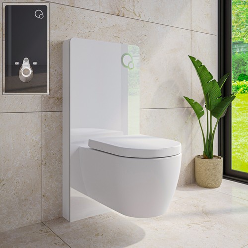 Sanitärmodul wand front - wand-wc,