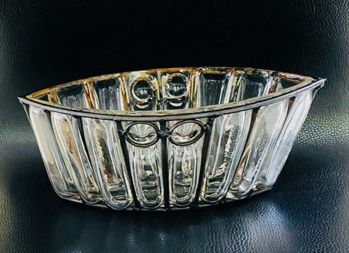 Vintage jardiniere glas - vintage,