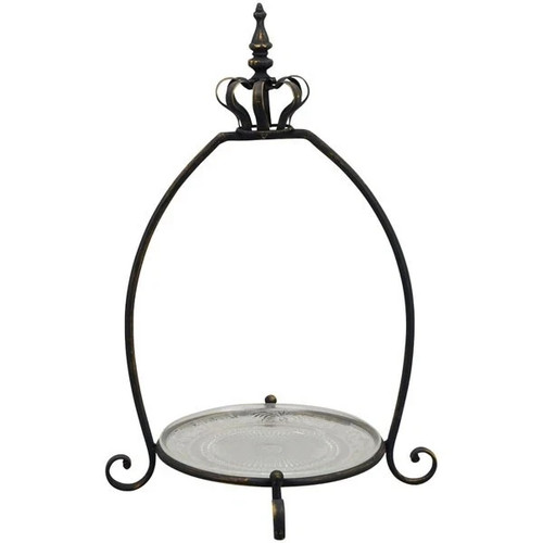 Etagere mit glasteller frz - mit, glasteller.